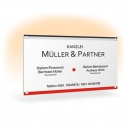 Firmenschild Acrylglas