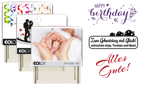 Glückwunsch-Stempel