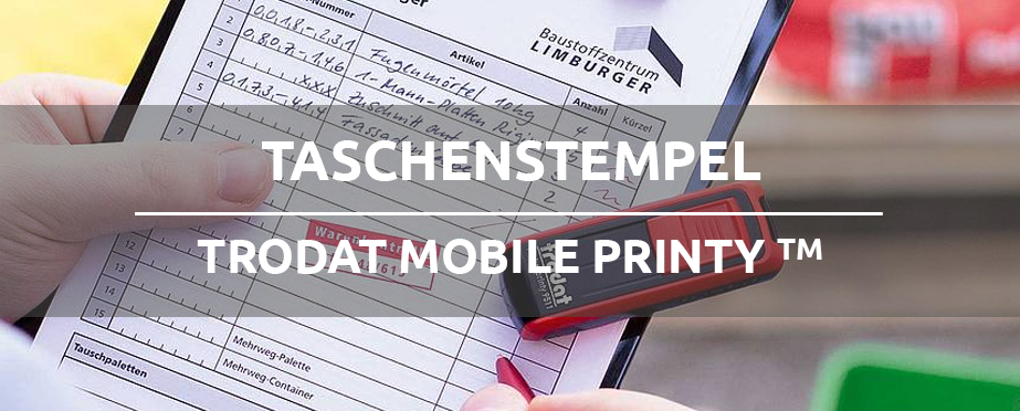 Taschenstempel - mobile Stempel