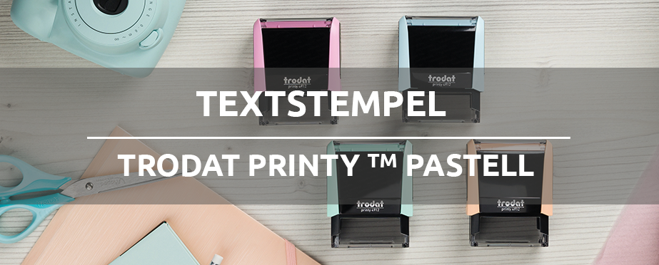 Textstempel Trodat Printy Pastell Edition